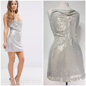 Women’s Short Sequined Dress H&M size M.